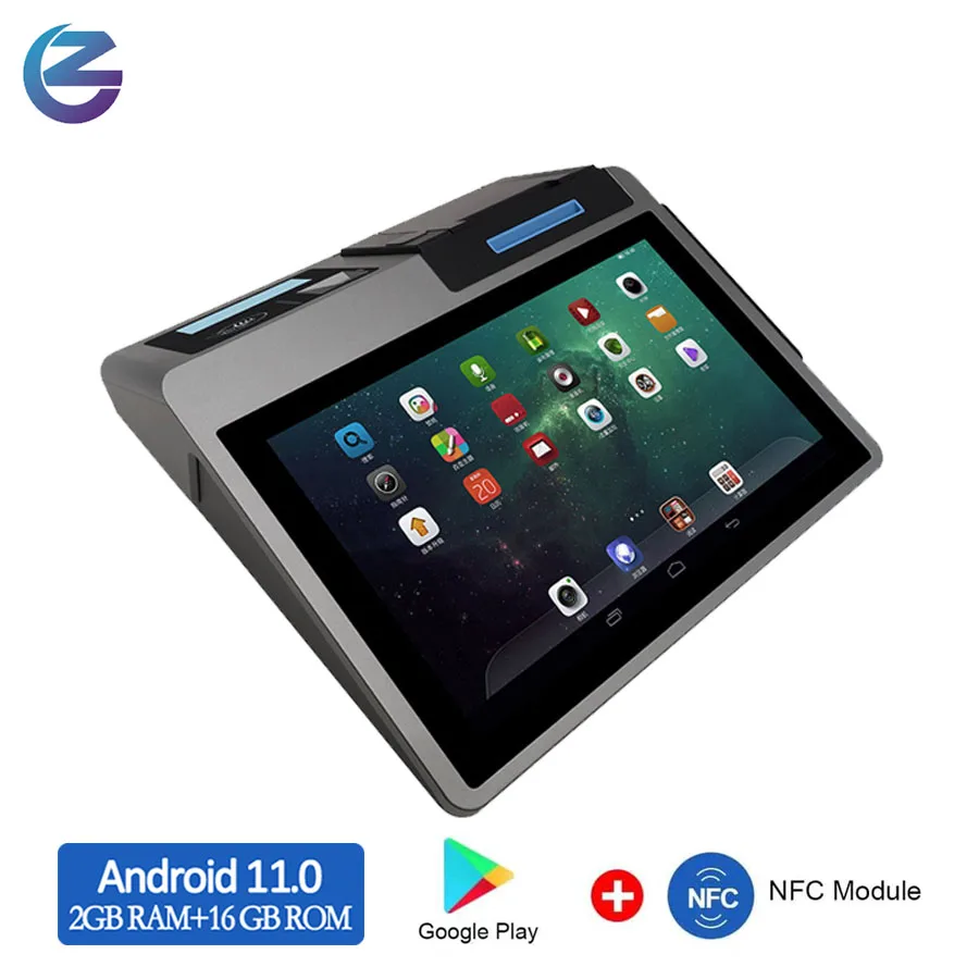 ZCS Z100 mini registratore di cassa portatile Terminale di pagamento all-in-one 58mm 80mm Android 11.0 Sistemi POS desktop macchina per il negozio