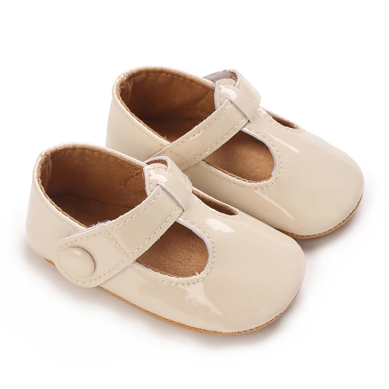 5-Farben neue 0-18mmonate rretr Mary Jane Frühling Babys chuhe Pu Neugeborene Mädchen Schuhe erste Wanderer Prinzessin Bowknot Baby Prewalke – Detail 16