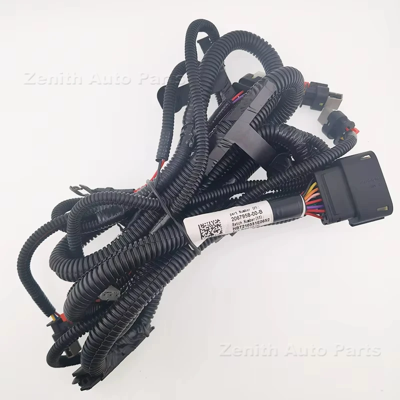 2067958-00-B المصد الأمامي للسيارة عكس الرادار الأسلاك تسخير حزام الضباب مصباح واجهة الاستشعار تسخير ل تسلا نموذج 3 2017-2023