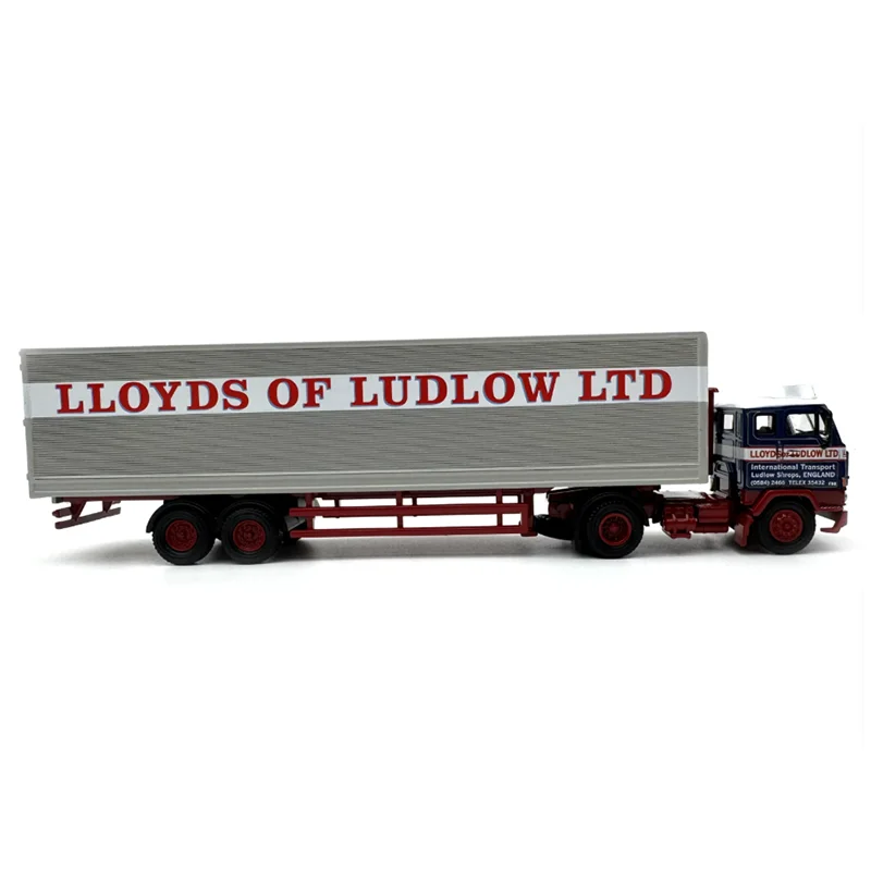 OXFORD 1/76 Scale F88/DAF 2800 Semi Trailer Truck Alloy Car Model Simulation Toy desktop Collection Gift Static Display view 2