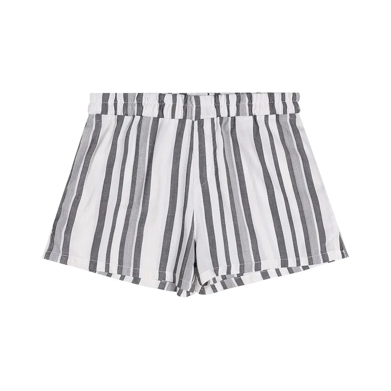 القطن مخطط سراويل بوكسر الرجال فضفاض السروال حجم كبير الصيف المنزل أسفل لينة تنفس صالة بيجامة منتصف الخصر ملابس خاصة