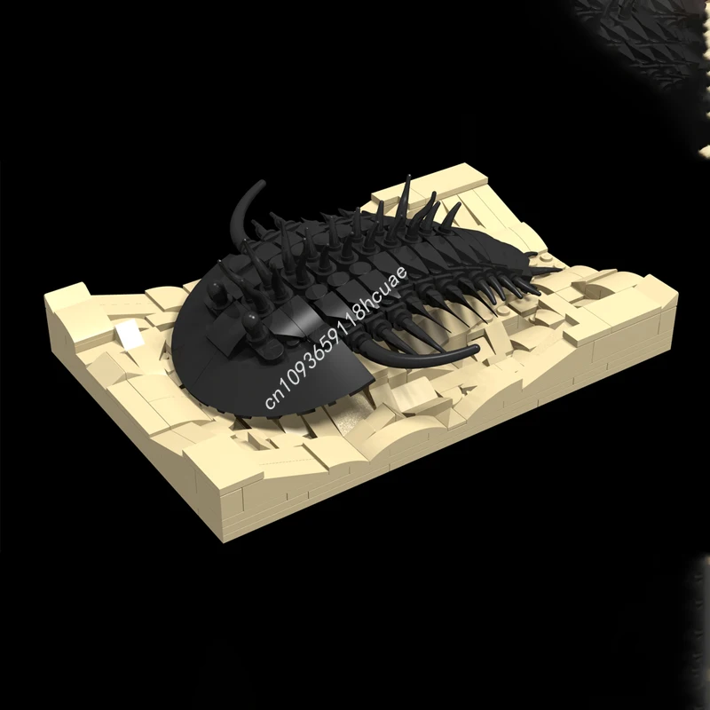 

410 шт. MOC шарнирный трилобитный строительный блок Fossil, рождественский подарок, детский коллекционный вариант премиум-класса, идеально подходящий для вентилятора для взрослых