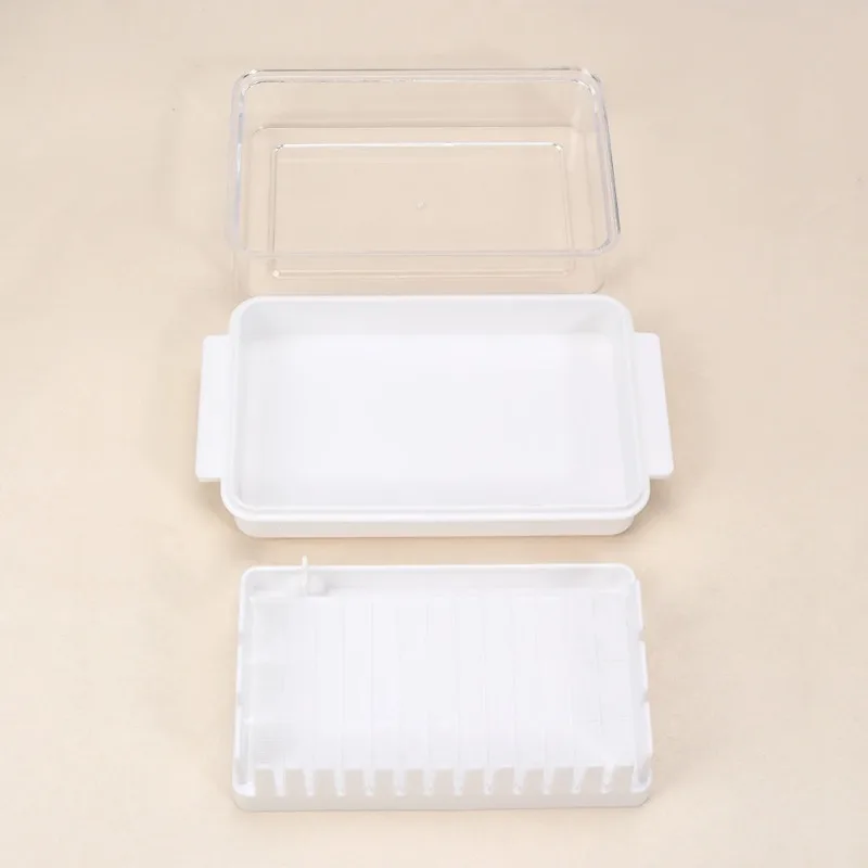 Caja para cortar mantequilla de ordeñador de vaca, cortador de mantequilla cubierto, caja de almacenamiento para cortar queso, caja Separadora de mantequilla