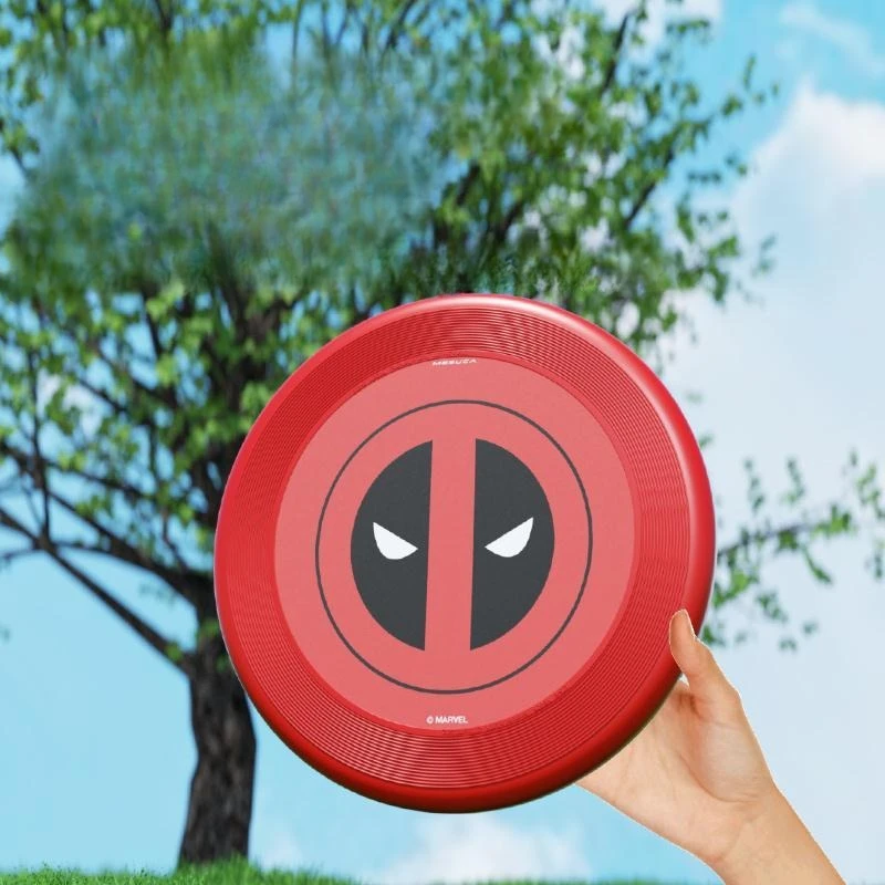 Marvel Deadpool Peripheral Movies Leisure Entertainment Parent-Child Outdoor Interactive Competition Frisbee Toy Children's Gift