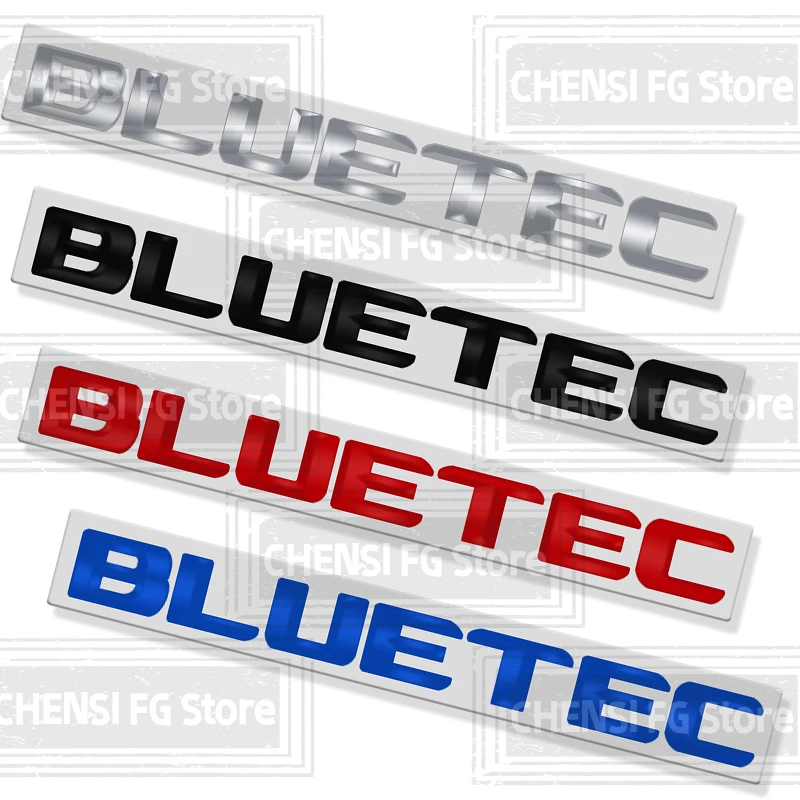 3D Metal Alloy BLUETEC Badge For GL350 320 GLK250 S350 C220 E200 W212 W204 W222 W166 Blue TEC Car Rear Trunk Emblem Sticker