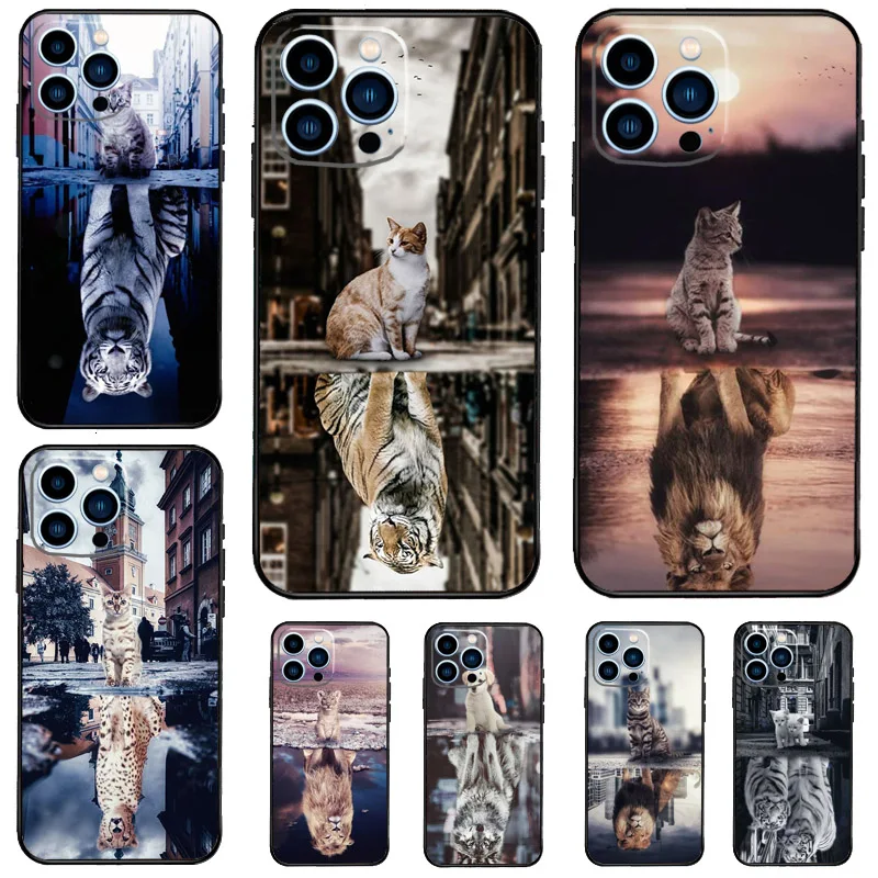 Baby Lion Cat Dog Tiger Case For Samsung Galaxy S26 Ultra S24 S23 S22 S21 S25 Ultra S10 S20 Plus S25 FE Cover Funda