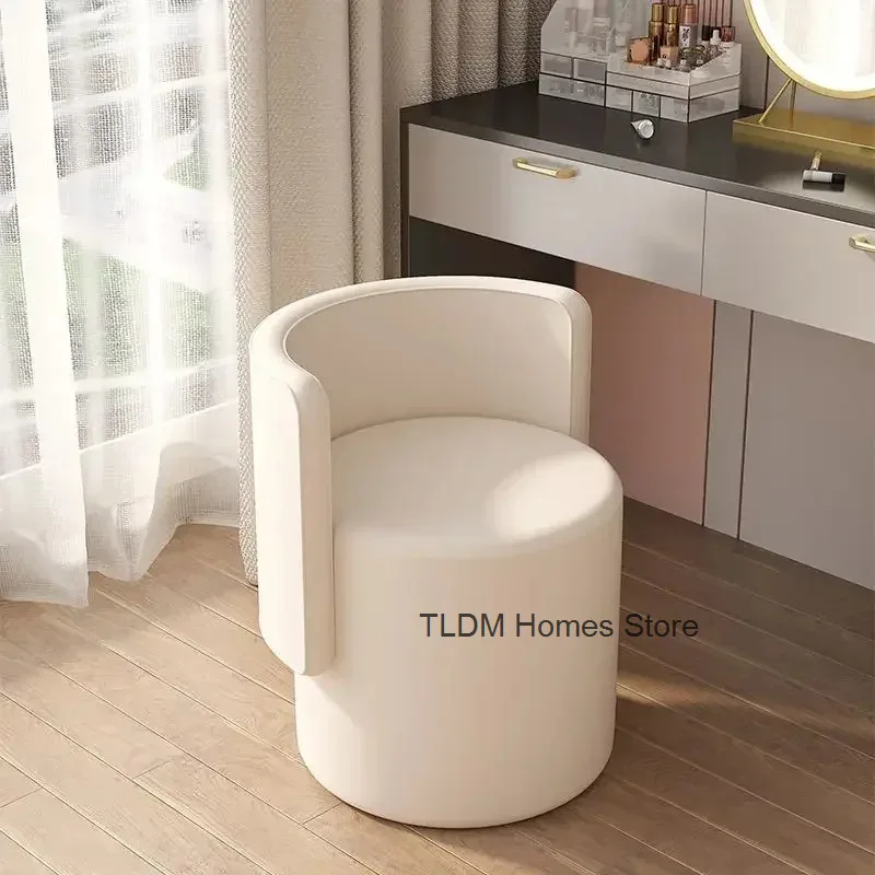 Bedroom Light Luxury High-End Makeup Dressing Stool Chairs Simple Backrest Dressing Table Stools Home Makeup Chair