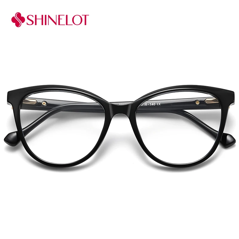 92605 Montura de gafas duradera Retro para mujer, protección ocular femenina elegante, gafas de estilo maduro de grado médico