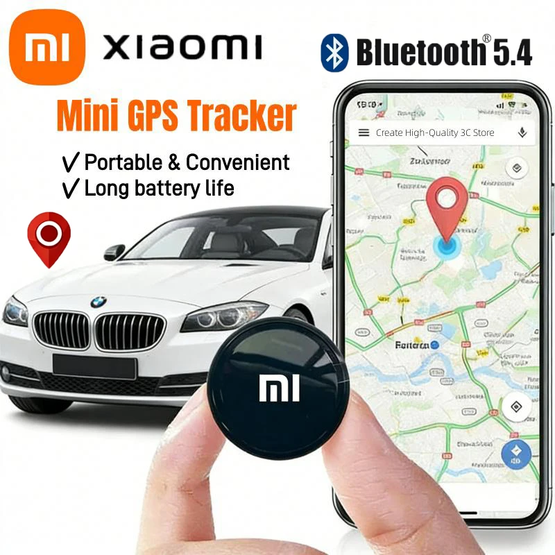 

Xiaomi Mini Gps Tracker System FindMy App Air Tag Smart Bluetooth Locator Child Finder Bag Anti-Loss Pet Collar Tracker NEW 2026