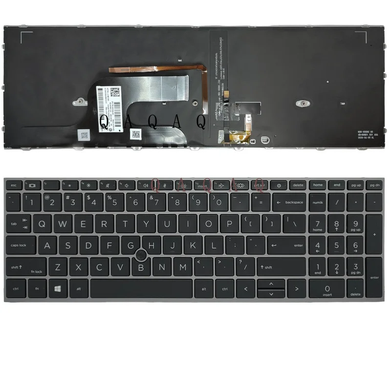

QA New Laptop keyboard for HP Zbook Fury 15 G7 US layout Point