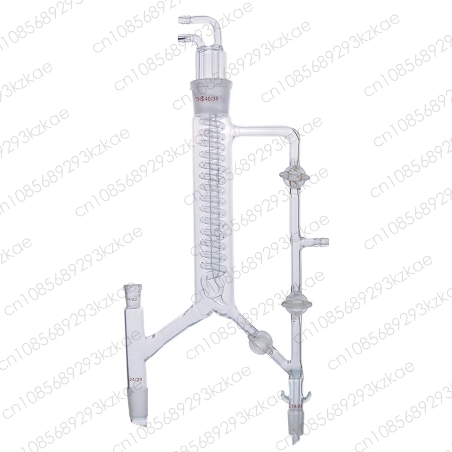 

5221 Fractionation head Straight serpentine fractionation head Rectification head Tower device with piston PTFE pisto