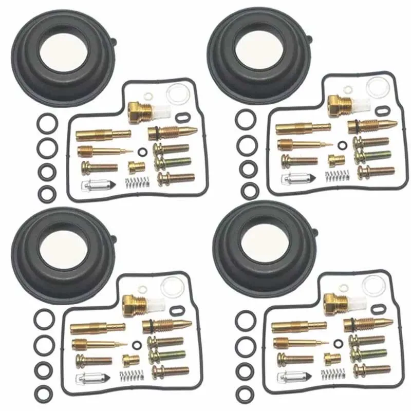 4X PER Honda VF700 VF750 SCF 1982-1985 Kit di riparazione carburatore Membrana carburatore