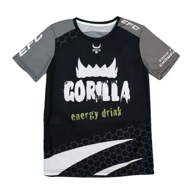 2026 Summer Men's MMA Fight Wear Rashguard T-shirt Short-Sleeved 3D Printed Boxing Unisex Casual Training Street Fighting Tops