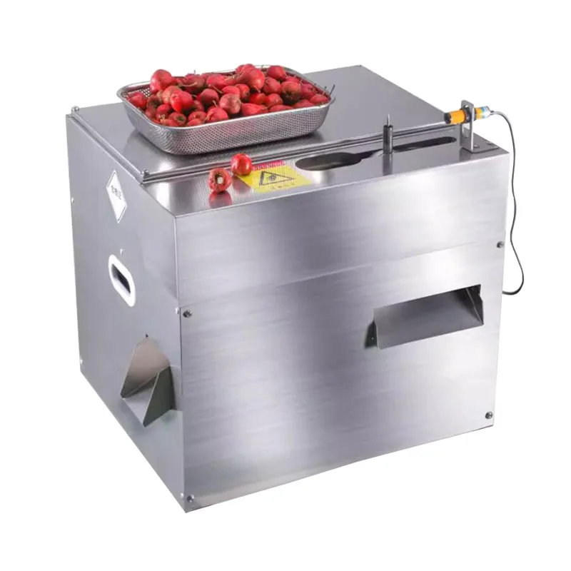 Commercial Rapid De-stemming Machine Stainless Steel Hawthorn Automatic Seed Remover Machine