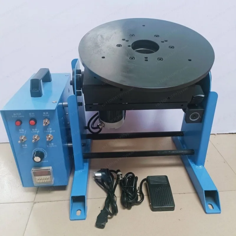 50Kg large hole welding positioner, rotating table