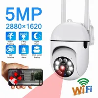 5MP Wifi Wireless Security Monitor Cameras Color Night Vision Outdoor Waterproof Cam Smart Home CCTV indoor Surveillance Camera