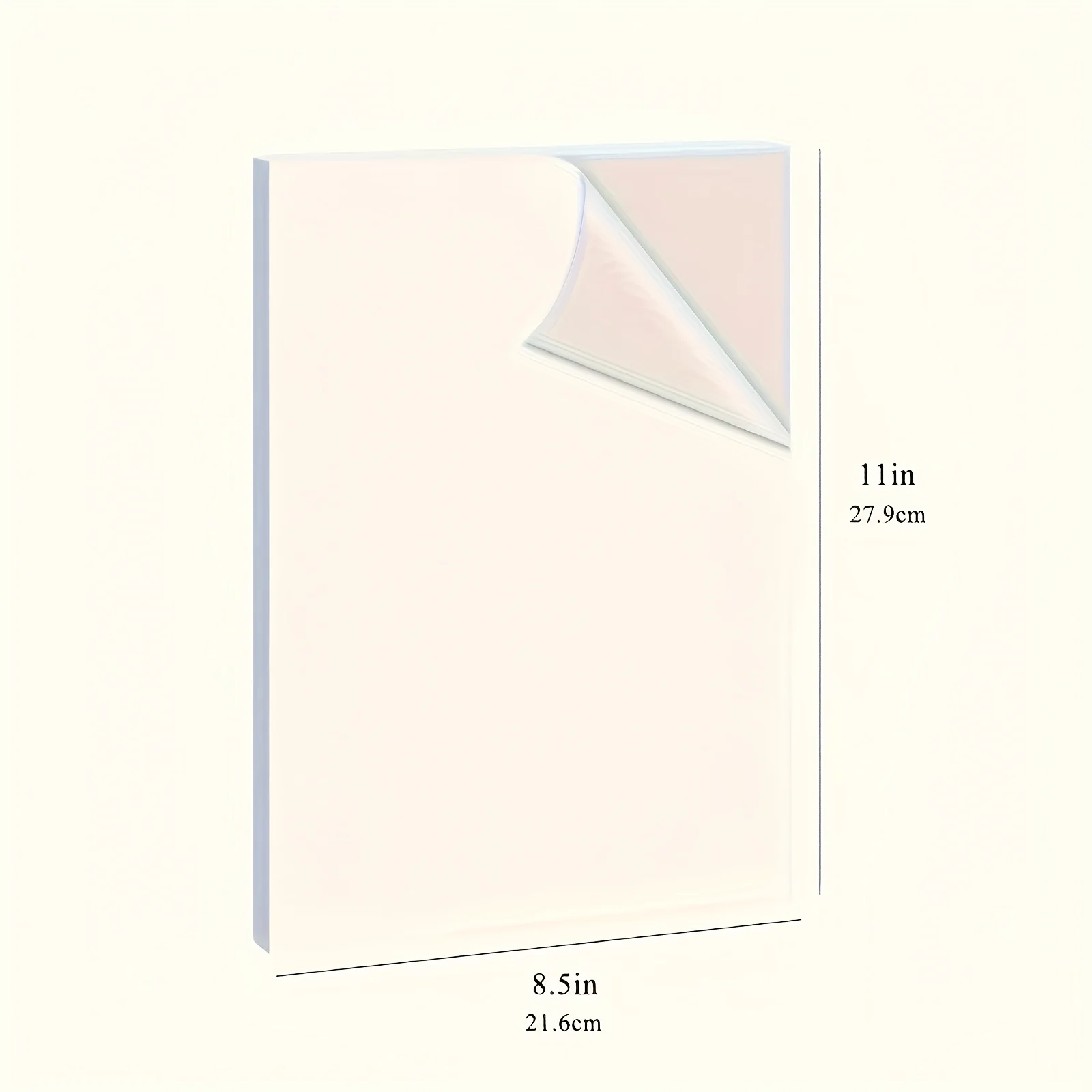 A4 10 ورقات شفافة واضحة قسط ملصق فينيل قابل للطباعة ورقة صفائح ذاتية اللصق 8.3x11.7 بوصة مقاوم للماء يجف بسرعة