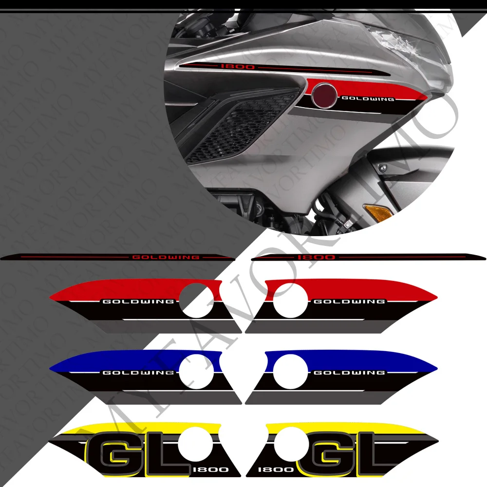 For Honda Goldwing GL1800 F6B GL1800F6B Motorcycle Tank Pad Protector Stickers Body Fender Shell Decals GL 1800 2018 - 2024