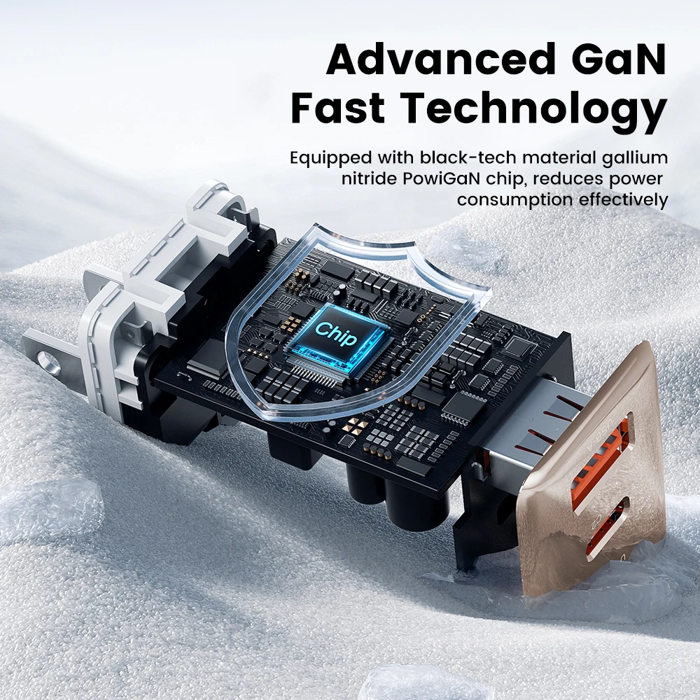 Toocki 67 واط GaN USB نوع C شاحن QC 4.0 PD 3.0 متعدد الألوان نوع C شاحن لماكوك آيفون 16 15 14 برو هواوي الهاتف سامسونج