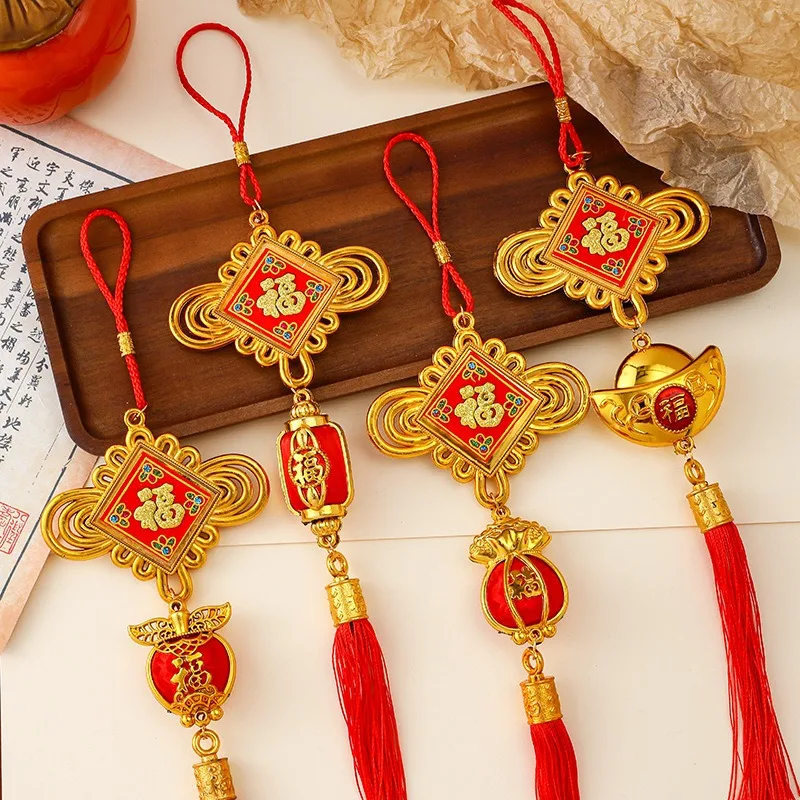 

10pcs Chinese New Year Decorations 2026 Lunar New Year Hanging Ornaments for Home Tree Decor
