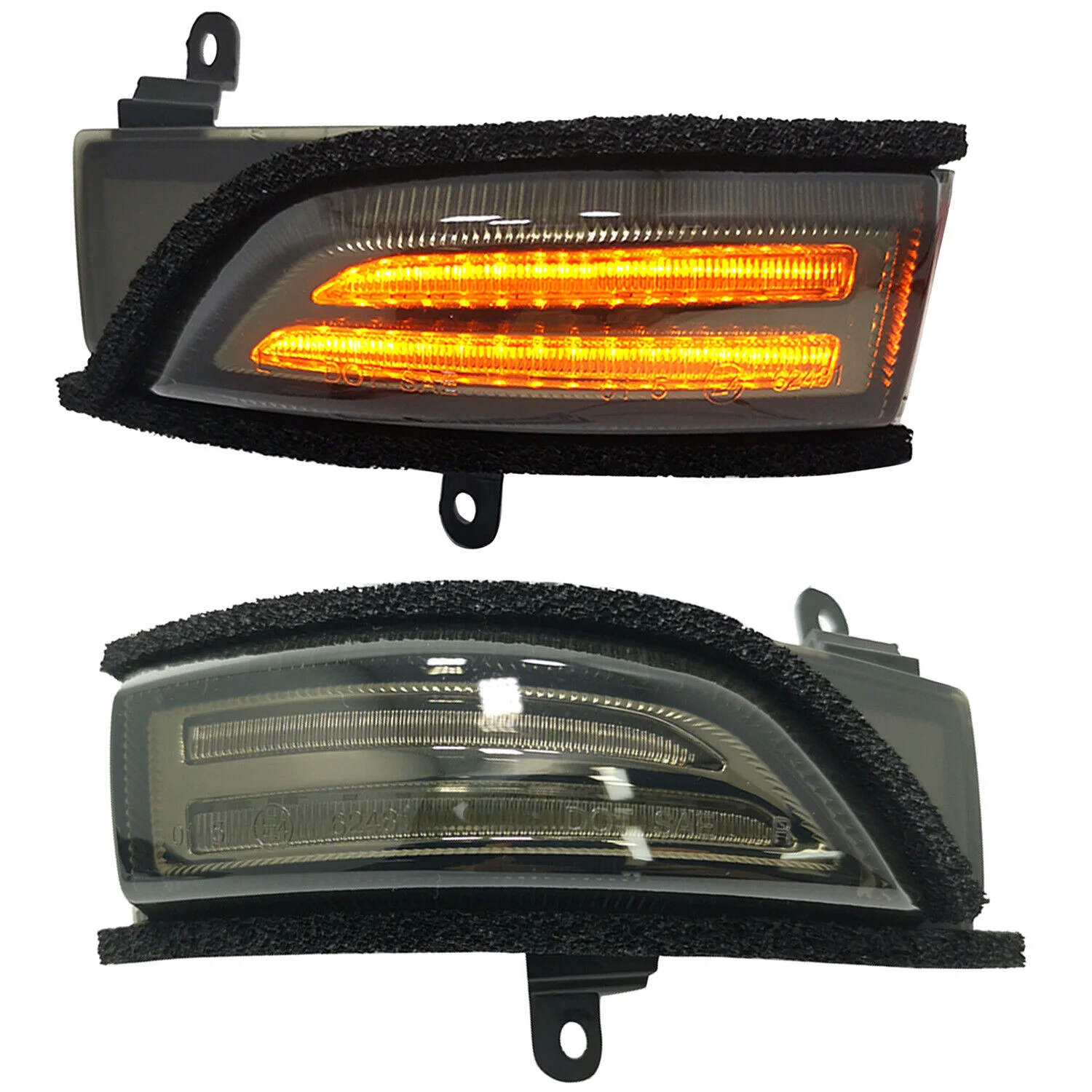 لسوبارو WRX STI 2015-2021 اكسسوارات السيارات الخارجية ديناميكية الجانب الجناح الباب مرآة تتدفق بدوره مصباح إشارة LED 2 قطعة