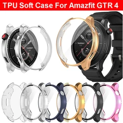 Watch Case For Amazfit GTR 4 Screen Protector Soft TPU Protective Cover Bumper For Huami Amazfit GTR4 Cases Shell Accessories