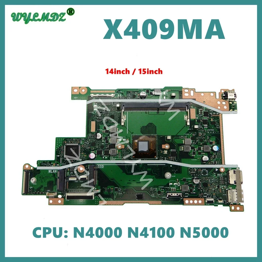 

X409MA Motherboard For ASUS X409MA X409M Laptop With N4000 N4100 N5000 CPU 14inch or 15inch Notebook Mainboard 100% Full Tested