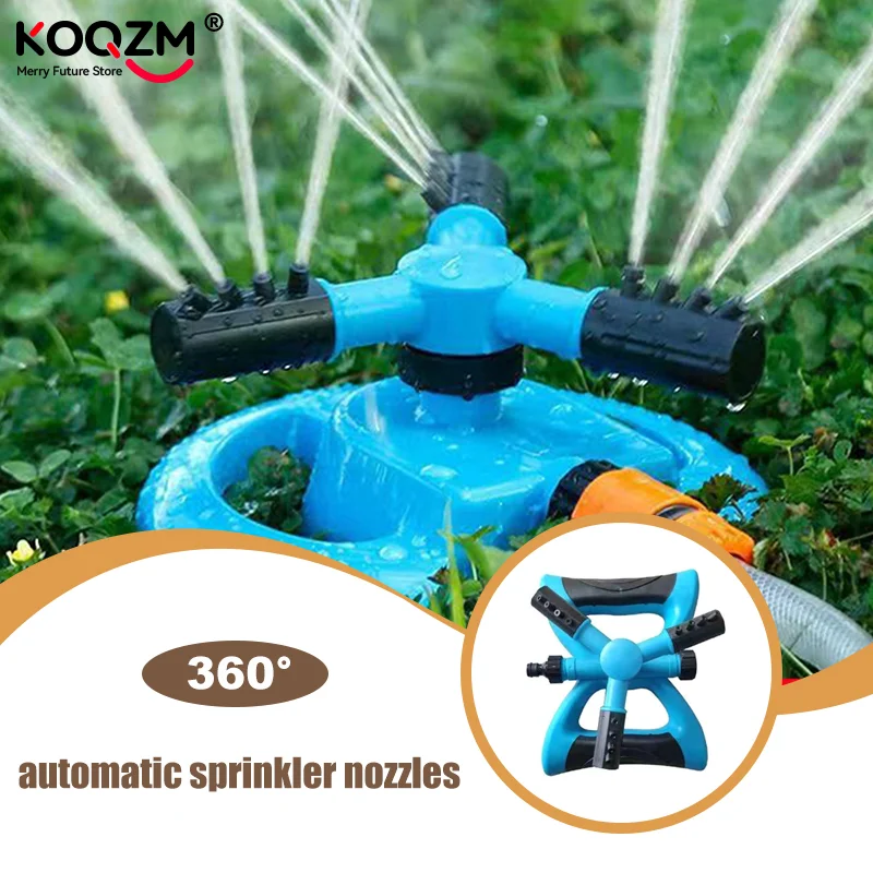 Agricultural Grass Fountain Nozzle Garden Irrigation Sprinkler Set Automatic Watering Plants Rotary Lawn Gardening Supplies