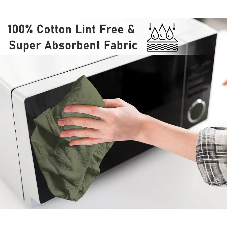 Toalhas de saco de farinha 6 pacotes 28x28 polegadas 100 algodão toalha de chá