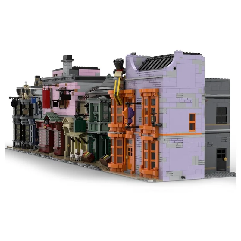 ตัวต่อโมเดลถนนไดแอนอนอลลี่ 7455 ชิ้น ของเล่นเด็ก ชุดตัวต่อ DIY ของขวัญคริสต์มาส ของขวัญวันเกิด เสริมสร้างการเรียนรู้