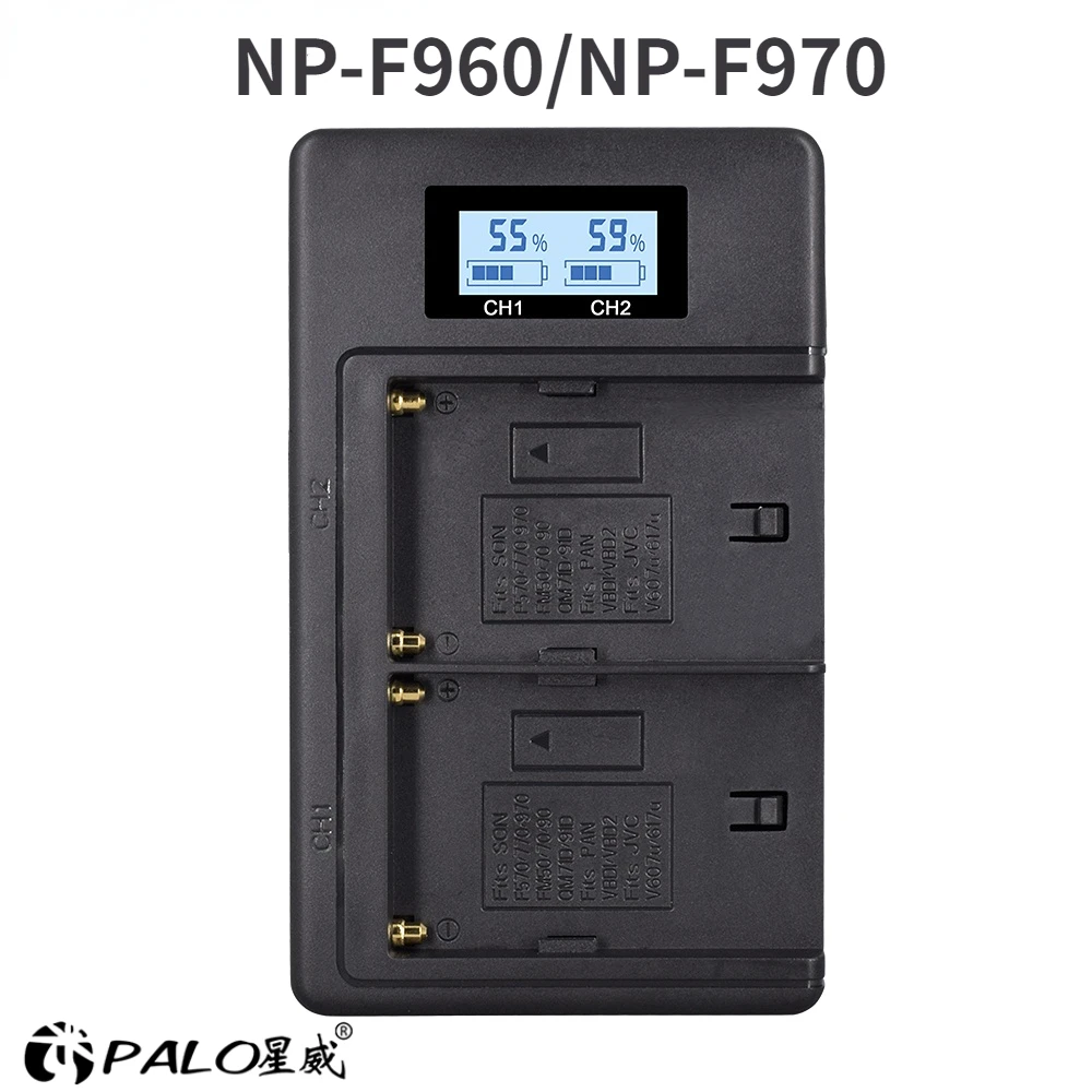 

NP-F960 NP-F970 Rechargeable Battery Charger For SONY NP F930 F950 F770 F570 F550 F750 F960 F970 Camera Batteries