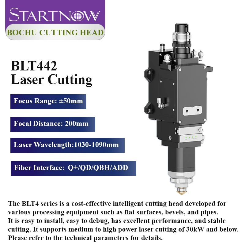 Startnow BOCI 4KW BLT310 Fiber Automatic Focusing Intelligent Monitoring Laser Cutting Head With FSCUT2000E Controller System Se