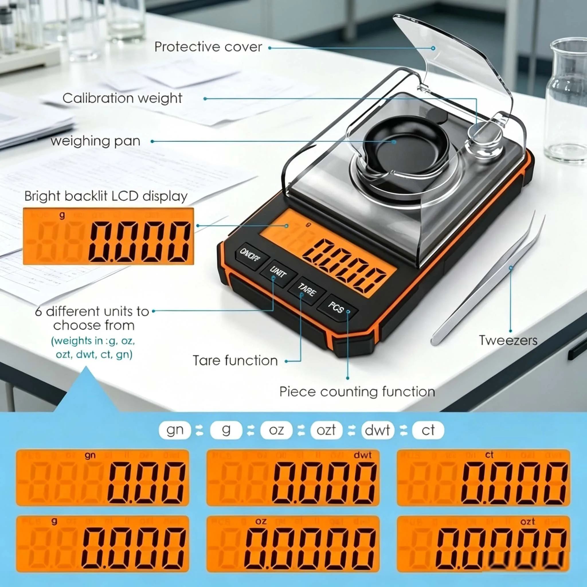 

Миниатюрные цифровые весы для милиграммов с точностью 0,001 г, 50 г, профессиональные ювелирные карманные весы с электронным дисплеем, инструмент для взвешивания