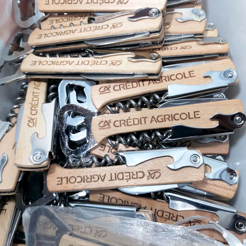 

Personalized Wood Handle Stick Opener Custom Engraved Name Logo Beer /Wine Bottle Opener Bar Ktv Tools
