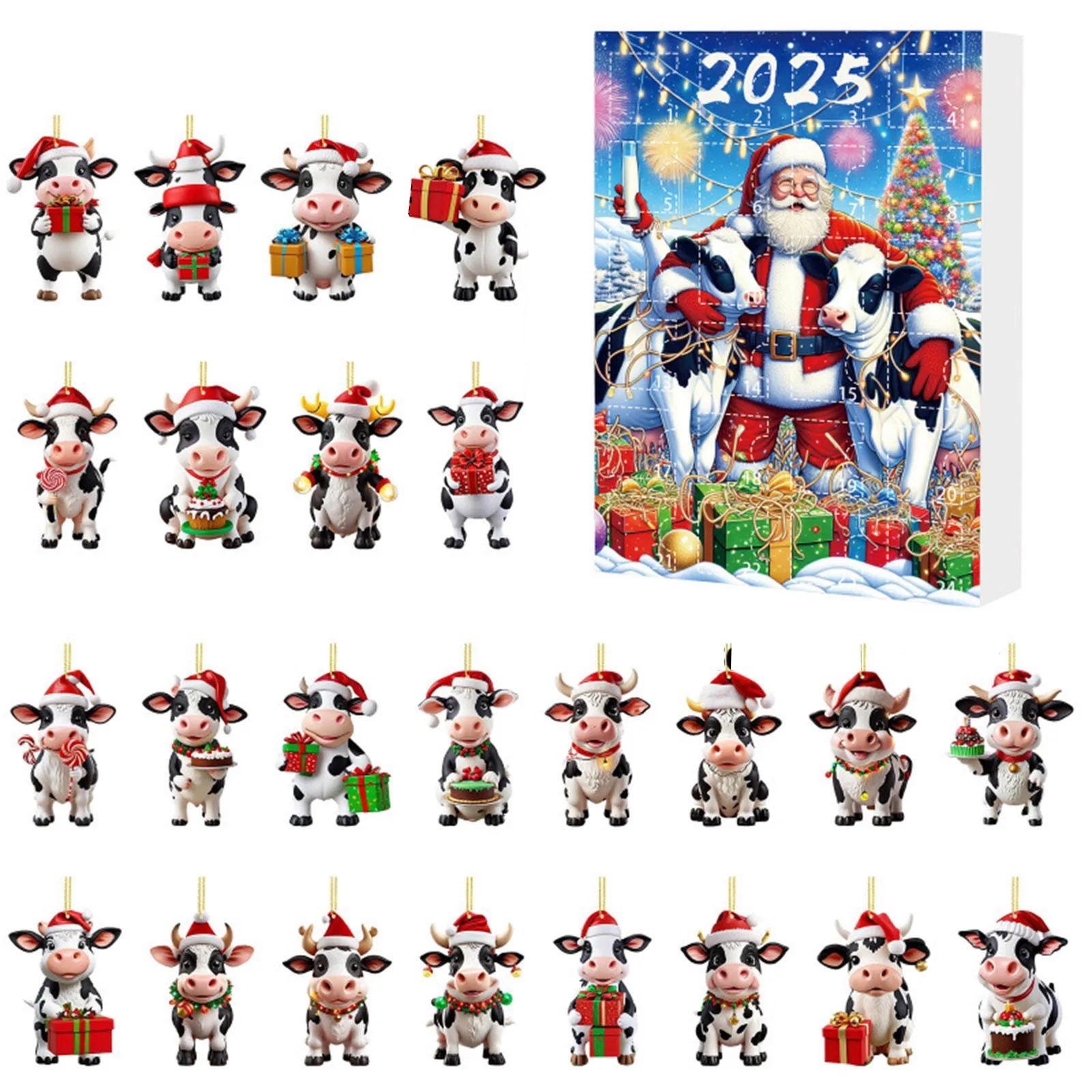 Analog Stopwatch Clock Christmas Is Coming Holiday Calendar Box Countdown 24 Days Kitchen Digital Timers for Cooking