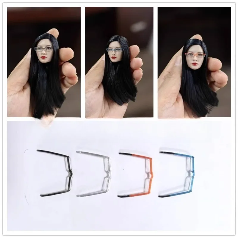 Aliexpress 1/6 Scale Female Soldier Trendy Transparent Orange/black Square Small Frame Glasses Model for 12" Action Figures Accessories - Aliexpress Deal