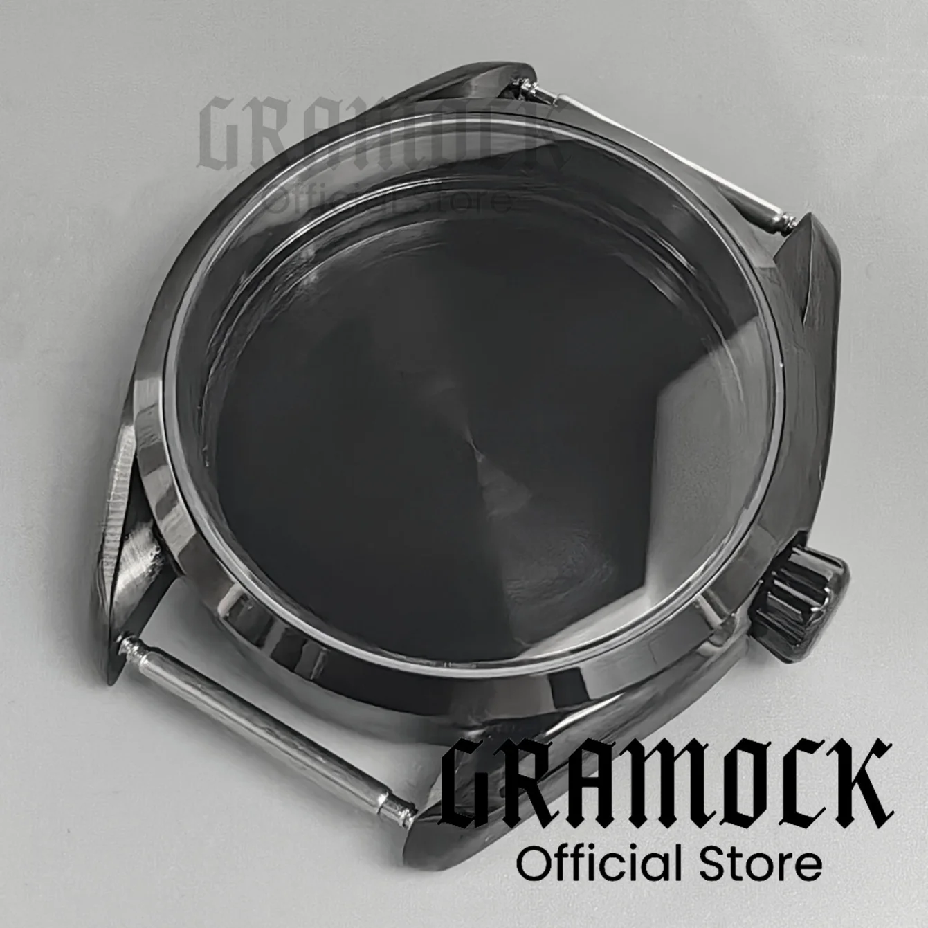 

Gramock Steel Diver NH35 Case PVD Black 40mm Sapphire Crystal Watch Case For NH34 NH35 NH36 NH37 NH38 NH39 Movement Screw Crown