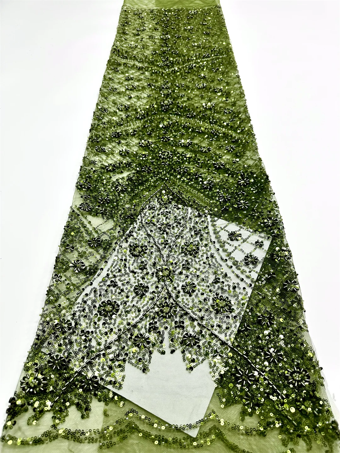 قماش دانتيل أفريقي 2025 ترتر مطرز تطريز العريس النيجيري الزفاف 2026 قماش دانتيل للحفلات عالي الجودة لحفلات الزفاف #3