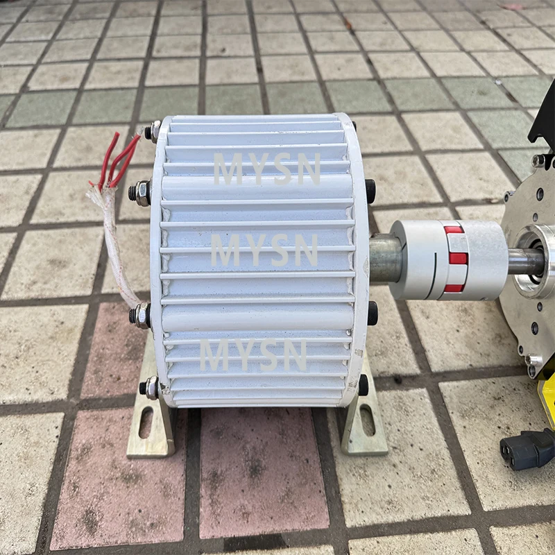 48 فولت 96 فولت 110 فولت 220 فولت 380 فولت مولد 3 المرحلة نظام توليد الطاقة بدون تروس 10KW 30KW مولد المغناطيس الدائم مع محرك تيار مباشر #6