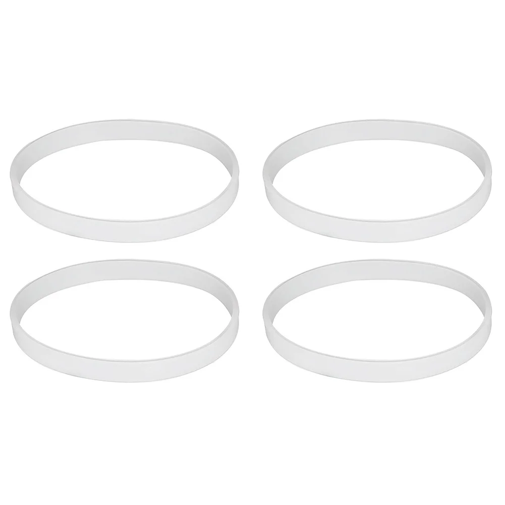 BL492W 4 Pcs O-Ring Sealing Gasket Rubber Replacement Push The Gas Select Model Size Diameter 10 Cm Color White