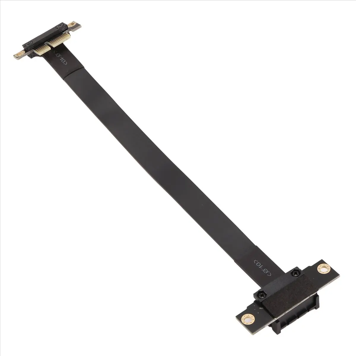 DT60 PCIE X1 Riser Cable Dual 90 Degree Right Angle PCIe 3.0 X1 to X1 Extension Cable 8Gbps PCI Express 1X Riser Card 20cm