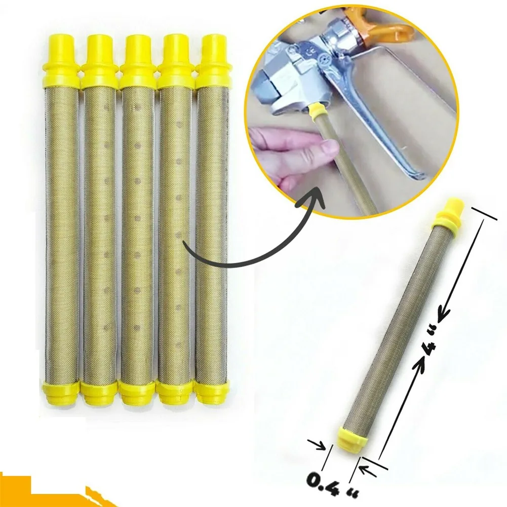 Airless Pistola Filtro Pulverização Acessórios da Máquina Peças de Pintura Airless 100 Mesh Pcs