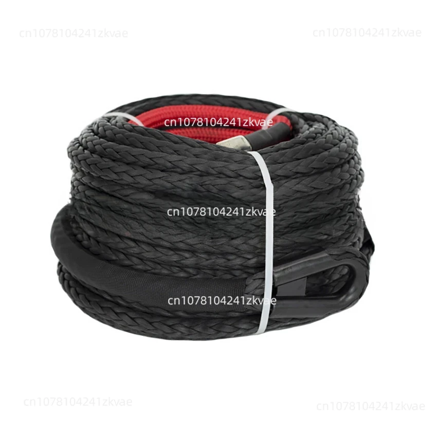 Synthetic Winch Rope for Vehicle, Tow Car, Off Road Trailer, 12mm x 28M, 13mm x 25m