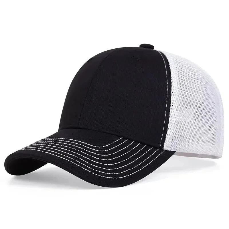 Unisex 8 Lines On The Brim Of The Hat Baseball Net Caps Spring and Summer Outdoor Adjustable Casual Hats Sunscreen Hat