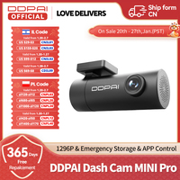 DDPAI Dash Cam Mini Pro 1296P Wifi Voice Control Car DVR Camera Dashcam Night Vision Dash Camera Recorder 24H Parking Monitor