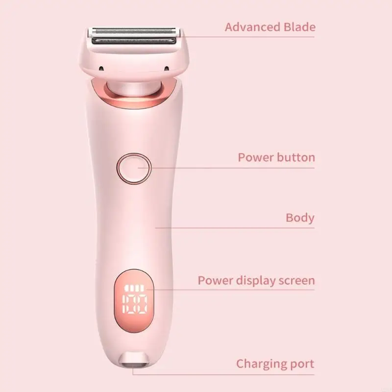 A2UE الكهربائية ماكينة حلاقة للنساء بيكيني لتكريم للنساء مضاد للماء العانة تقليم الشعر