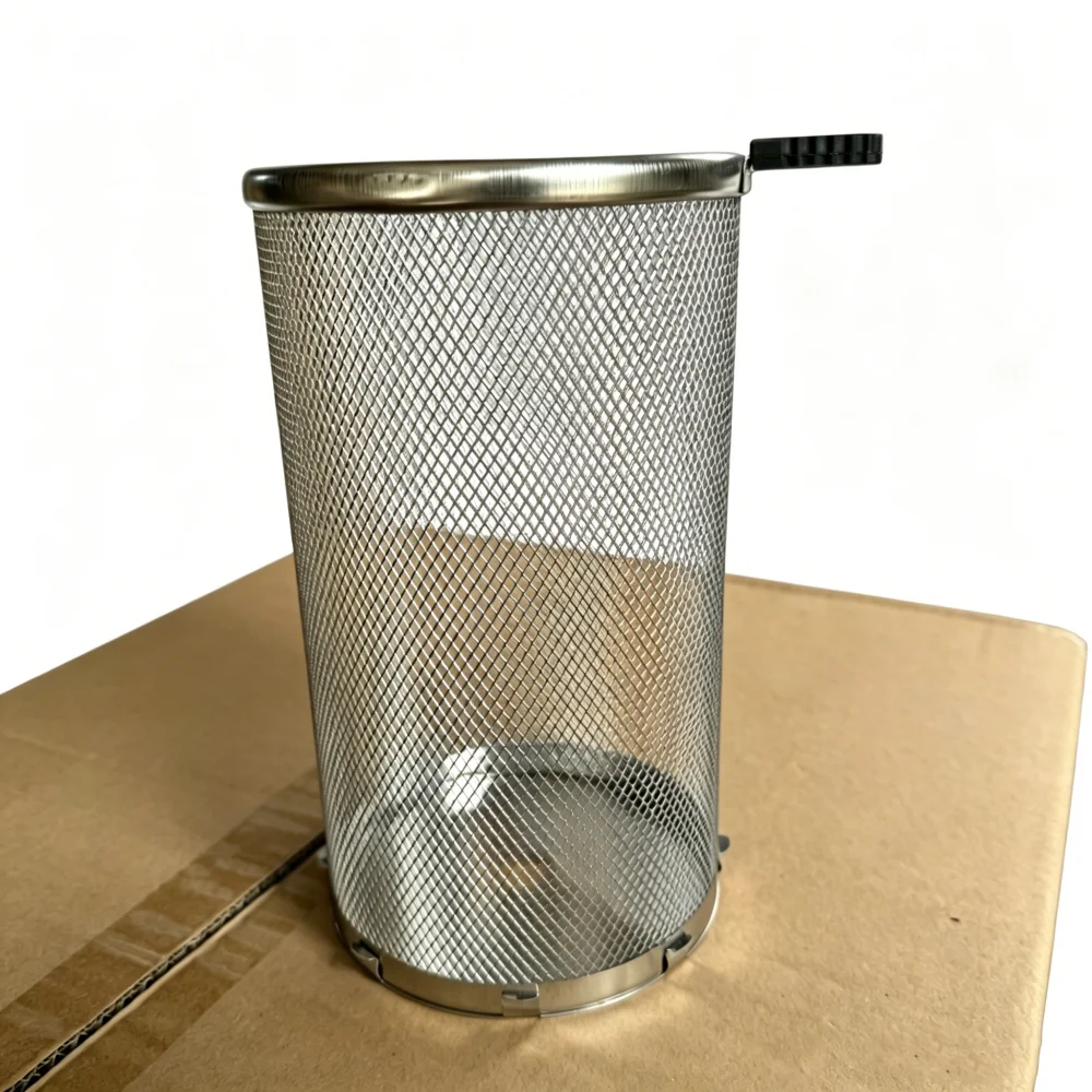 Metal Mesh Hookah Wind Cover with Top Cap & Fixed Clips Charcoal Guard Smoking Accessories Heat Protector for Outdoor & Bar Use view 5