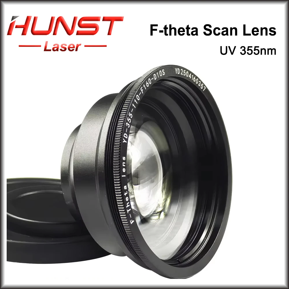 Hunst F-Theta 355nm UV Laser Scan Lens 70*70mm 110*110mm 175*175mm 200x200 300*300mm Field Mirror for UV Laser Engraving Machine