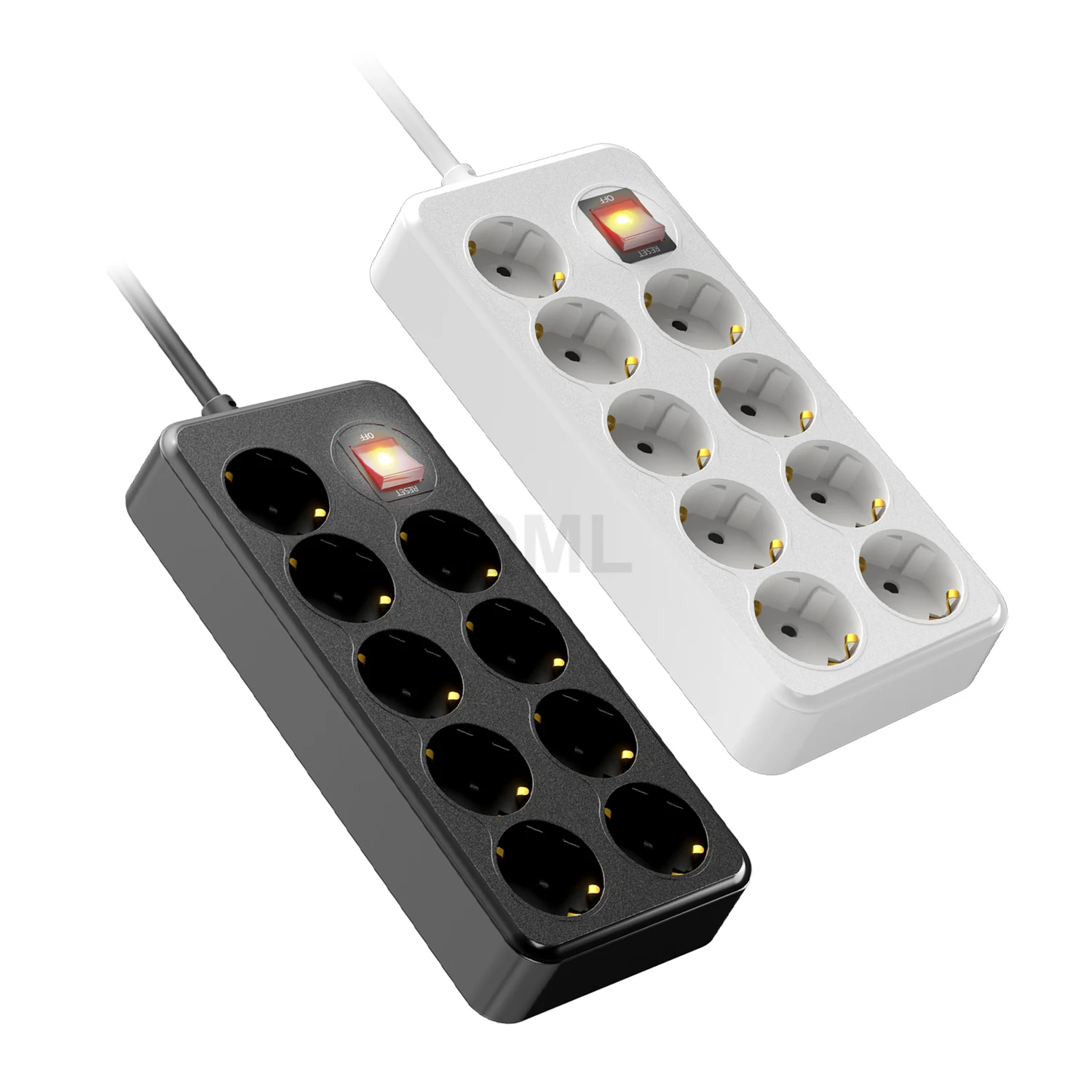 Schuko Plug 9AC Mul…