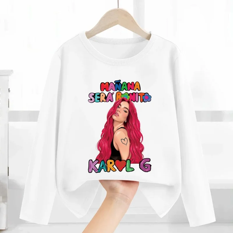 مانانا سيرا بونيتو كارول جي بيتشوتا طباعة موضة الاطفال تي شيرت ملابس الأطفال غير رسمية الخريف طفل الفتيان الفتيات تي شيرتات طويلة الأكمام #3